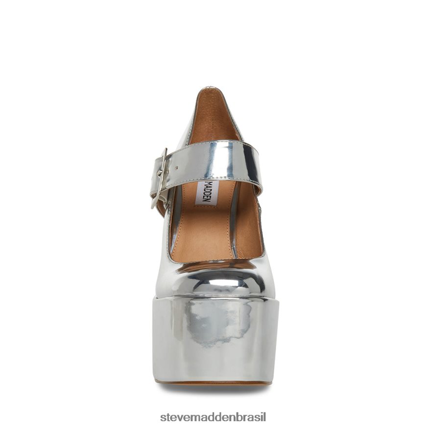 calçados prata mulheres Steve Madden praça ZTFPZH561