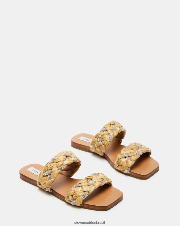 calçados ráfia mulheres Steve Madden diamante ZTFPZH73