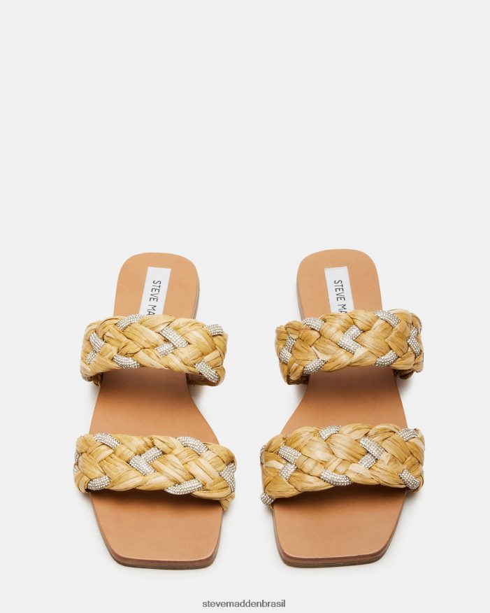 calçados ráfia mulheres Steve Madden diamante ZTFPZH73