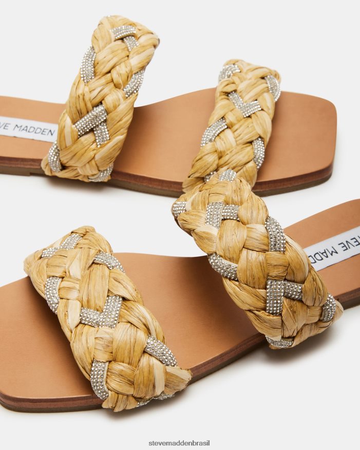 calçados ráfia mulheres Steve Madden diamante ZTFPZH73