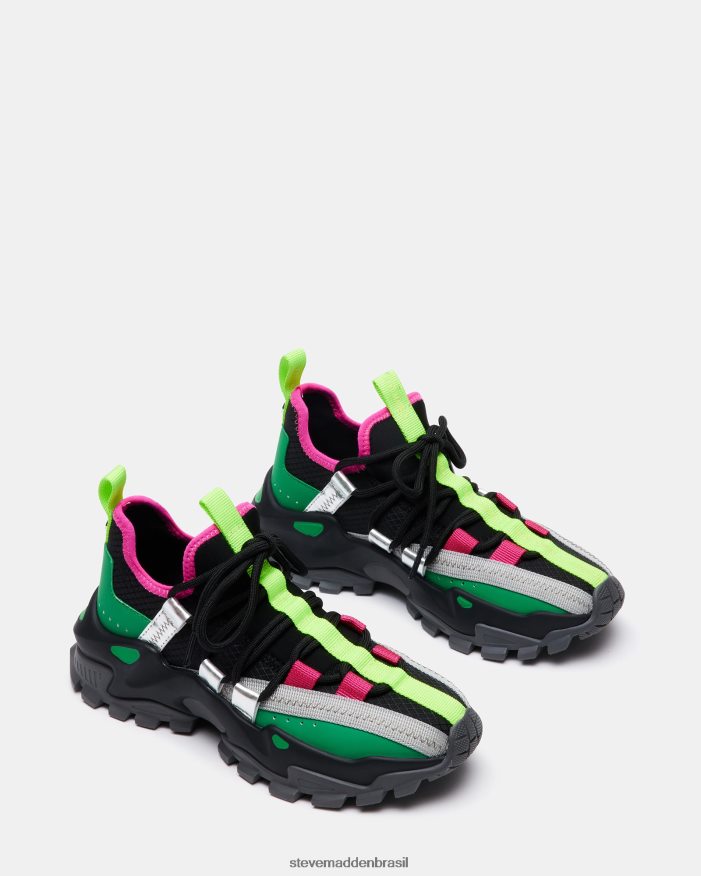 calçados multi preto mulheres Steve Madden Keegan ZTFPZH249